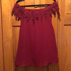 Off The Shoulder Strapless Dress